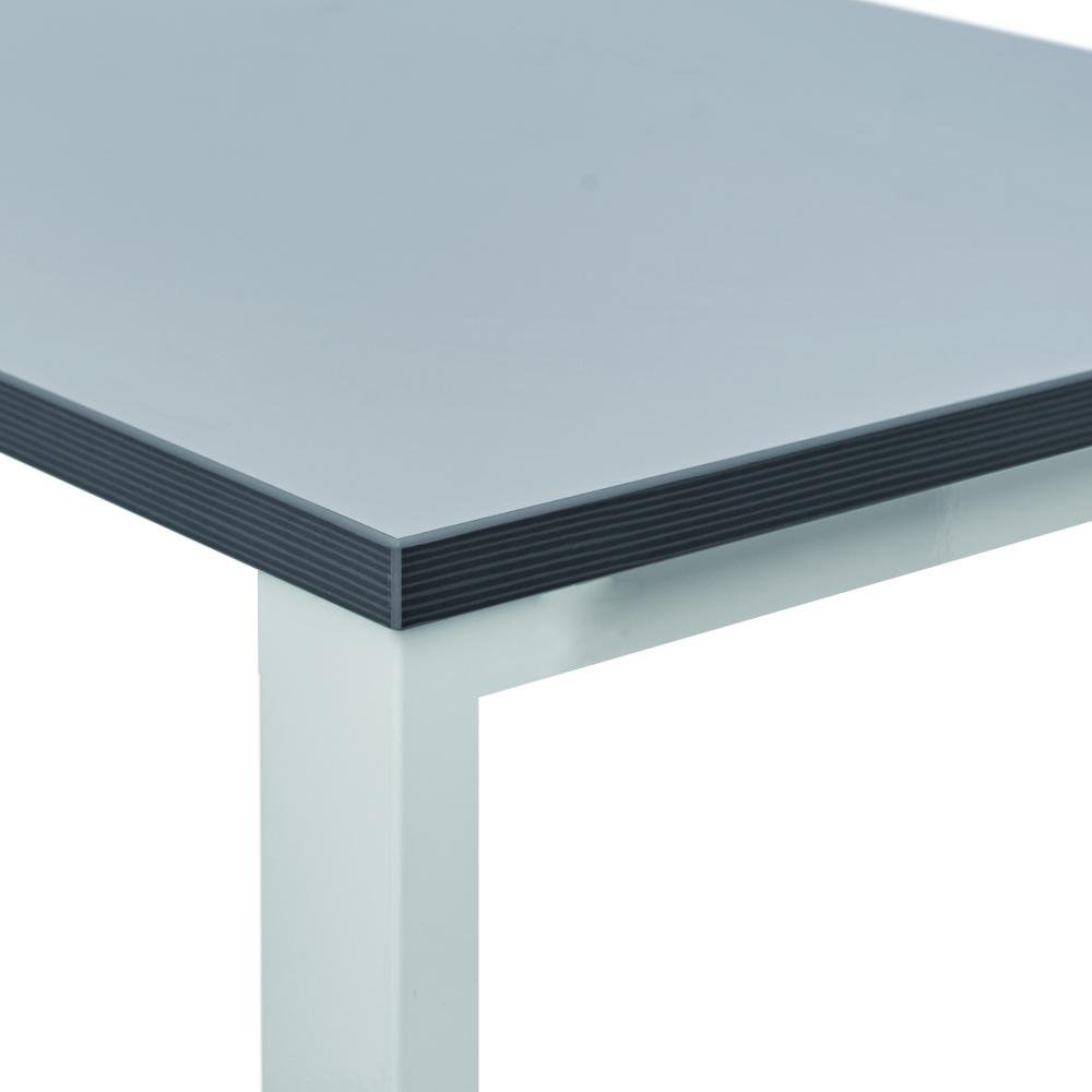 Mesa Rocada Línea Total 200 x 80 cm Blanco / Gris