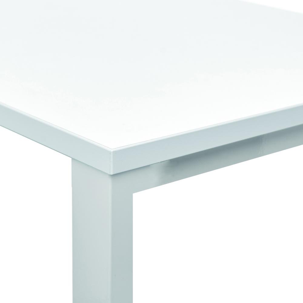 Mesa Rocada Línea Total 200 x 80 cm Blanco / Blanco