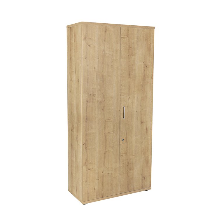 Armario Alto Puertas Rocada Melamina 1950x450x900 mm Roble/Roble