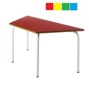 Mesa Infantil Trapezoidal 120 x 60 x 60 Altura 54 cm Acero