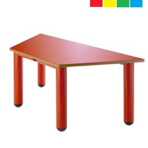Mesa Infantil Trapezoidal 120 x 60 x 60 cm Altura 52 cm PP