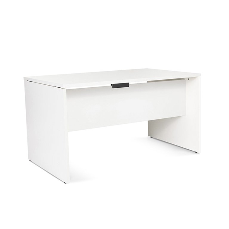 Mesa Rocada Línea Work 140 x 80 cm Blanco/Blanco