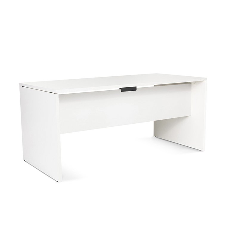 Mesa Rocada Línea Work 160 x 80 cm Blanco/Blanco