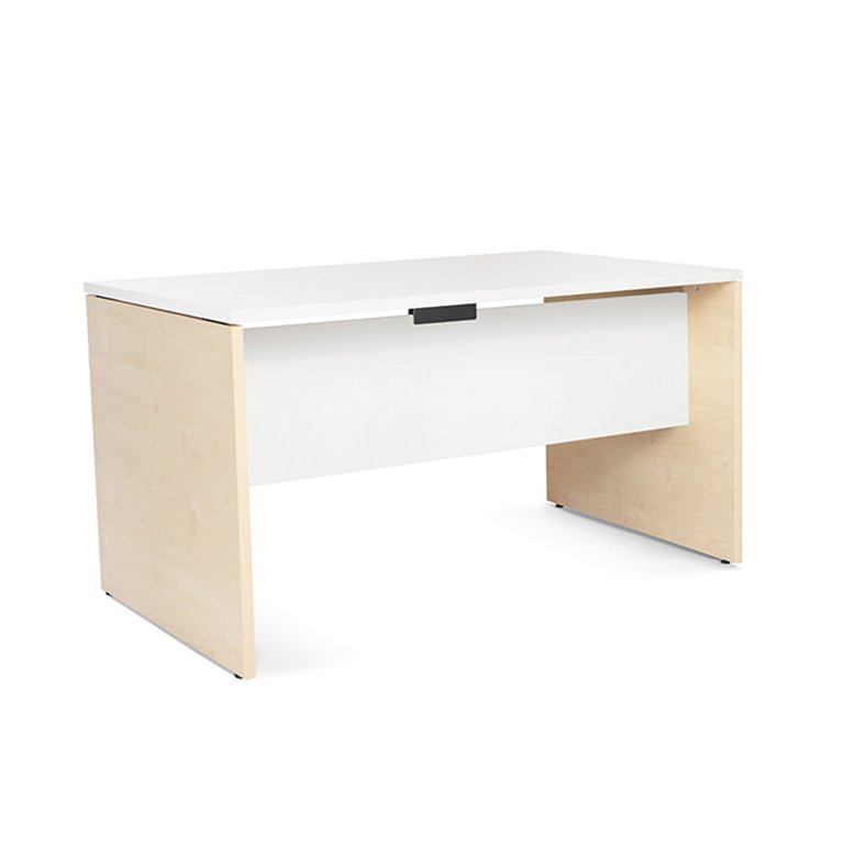 Mesa Rocada Línea Work 140 x 84 x 72 cm Haya/Blanco