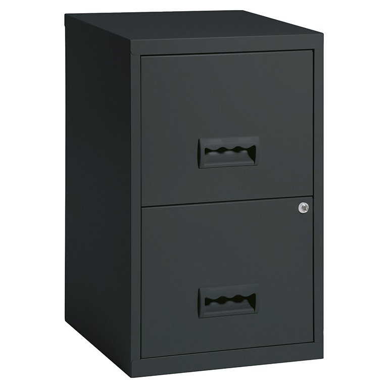 Cajonera Sin Ruedas Pierre Henry Combi 2 Cajones Negro