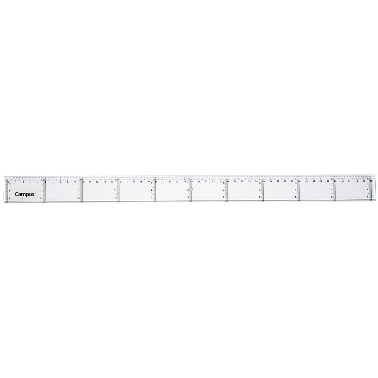Regla Campus Plástico 50 cm