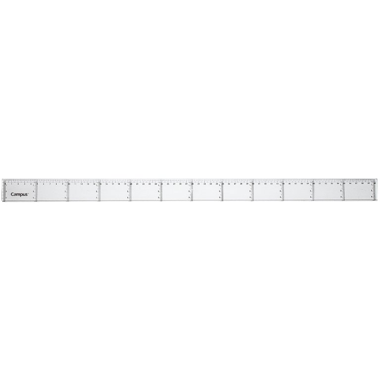 Regla Campus Plástico 60 cm