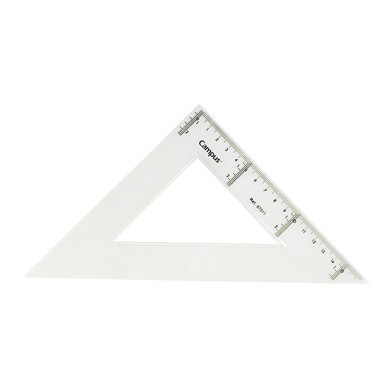 Escuadra Campus Plástico 25 cm