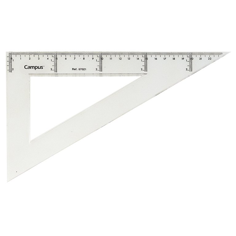 Cartabón Campus Plástico 25 cm