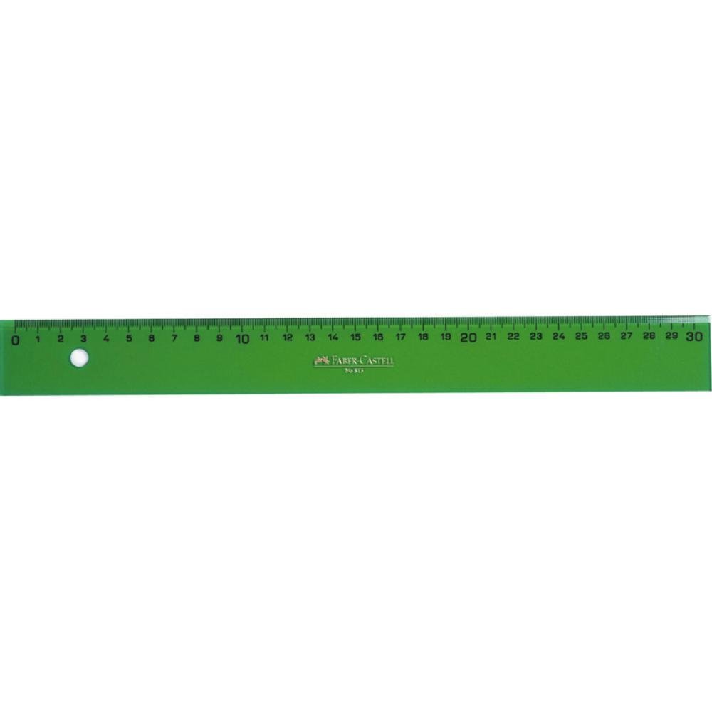 Regla Faber-Castell Gama Verde Plástico 50 cm