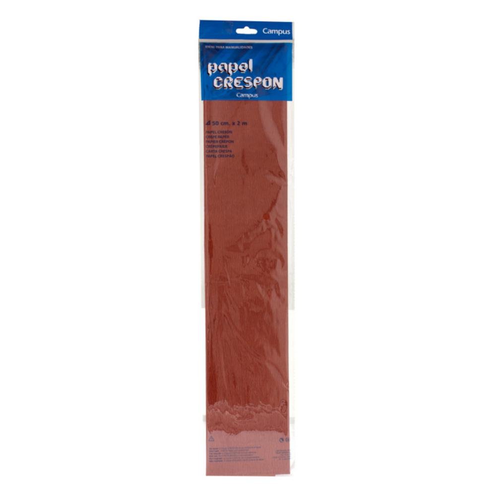 Papel Crespón Campus College 50cm x 2m Marrón Claro