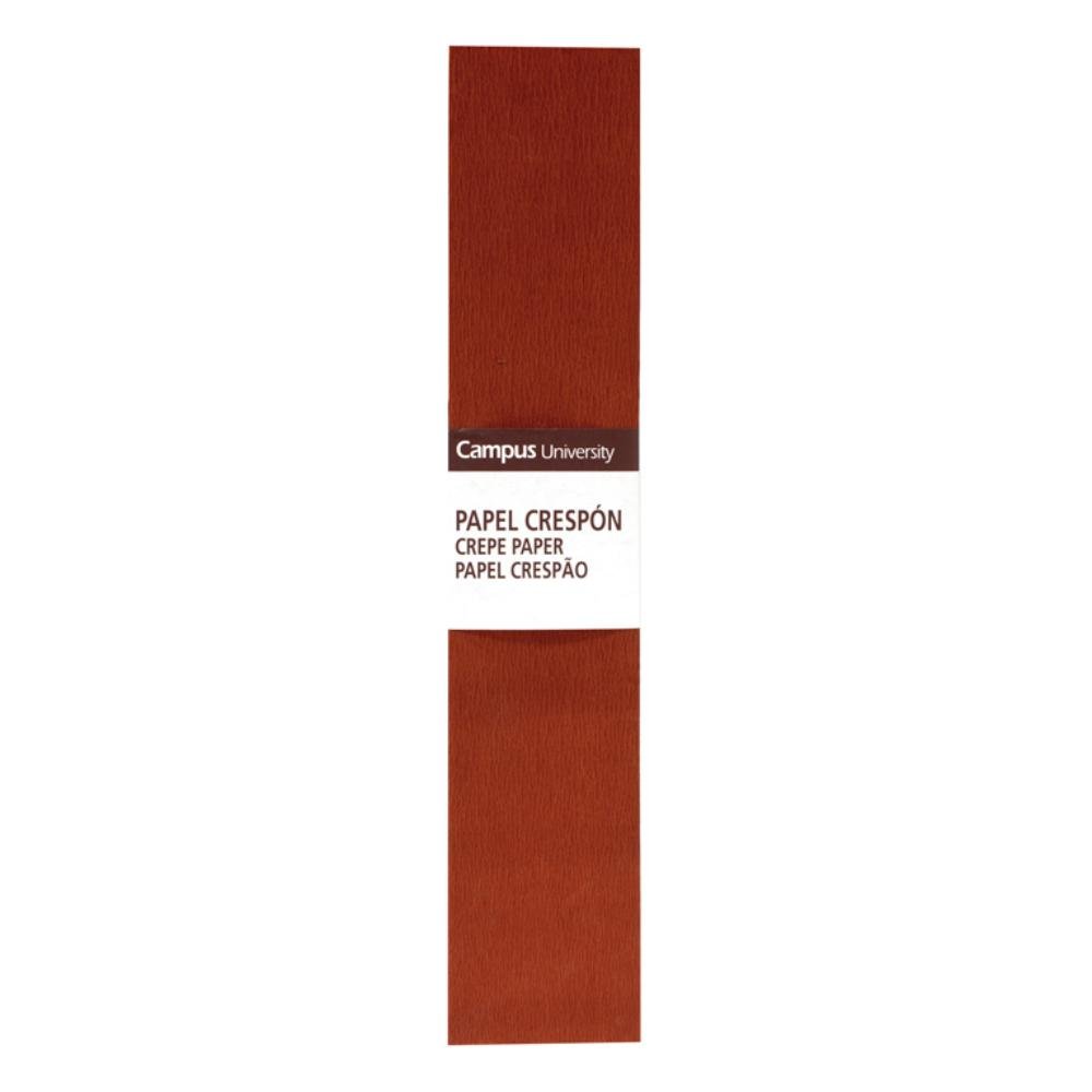 Papel Crespón Campus College 50cm x 2m Marrón Oscuro