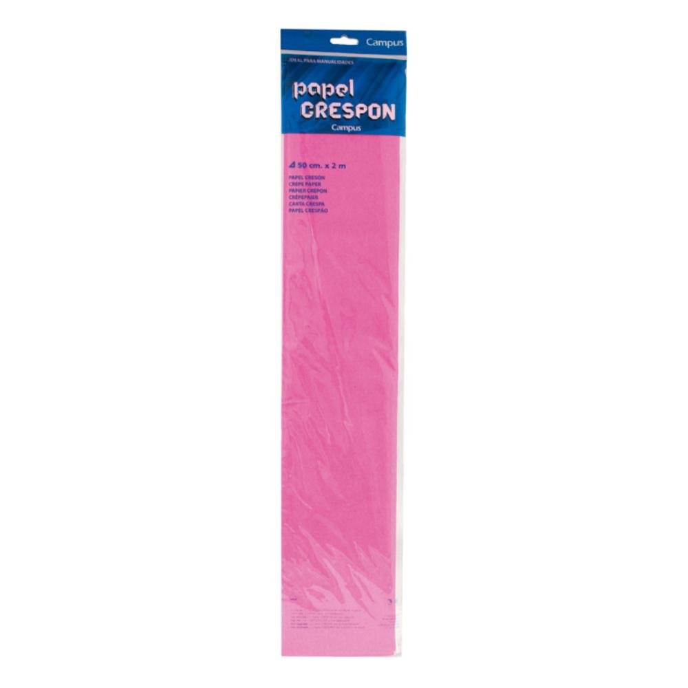 Papel Crespón Campus College 50cm x 2m Magenta