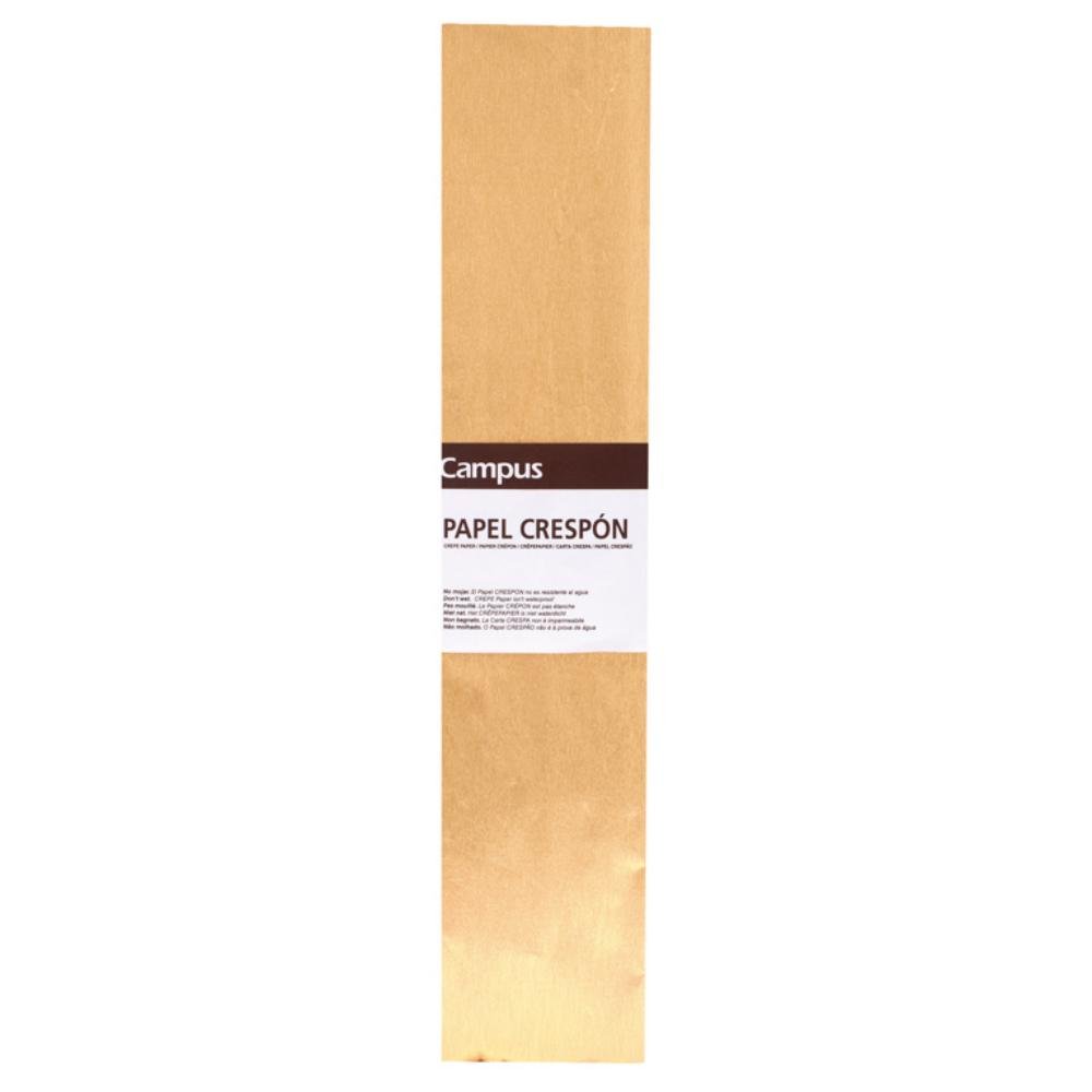 Papel Crespón Campus College 50cm x 2m Oro Metalizado