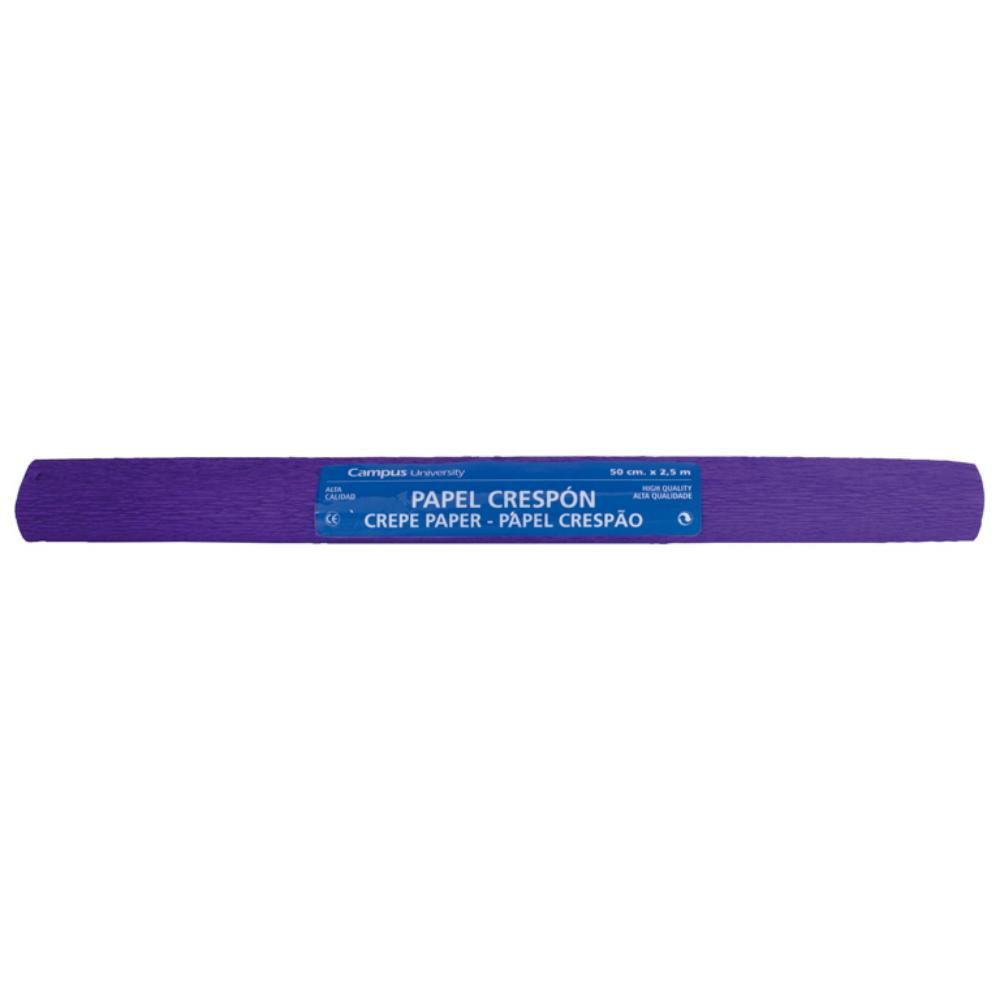 Papel Crespón Campus College 50cm x 2,5m Violeta