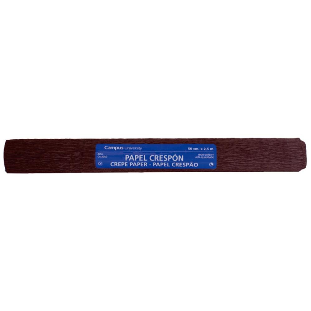 Papel Crespón Campus College 50 cm x 2,5m Negro