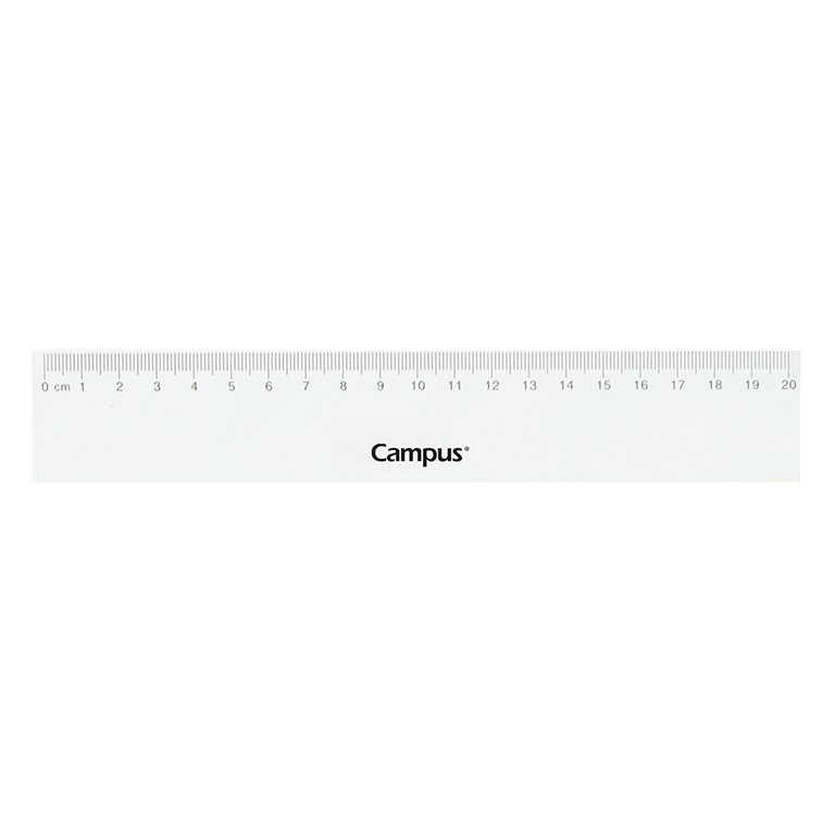 Regla Campus Plástico 20 cm