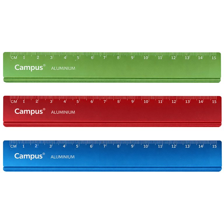 Regla Campus Aluminio 15 cm