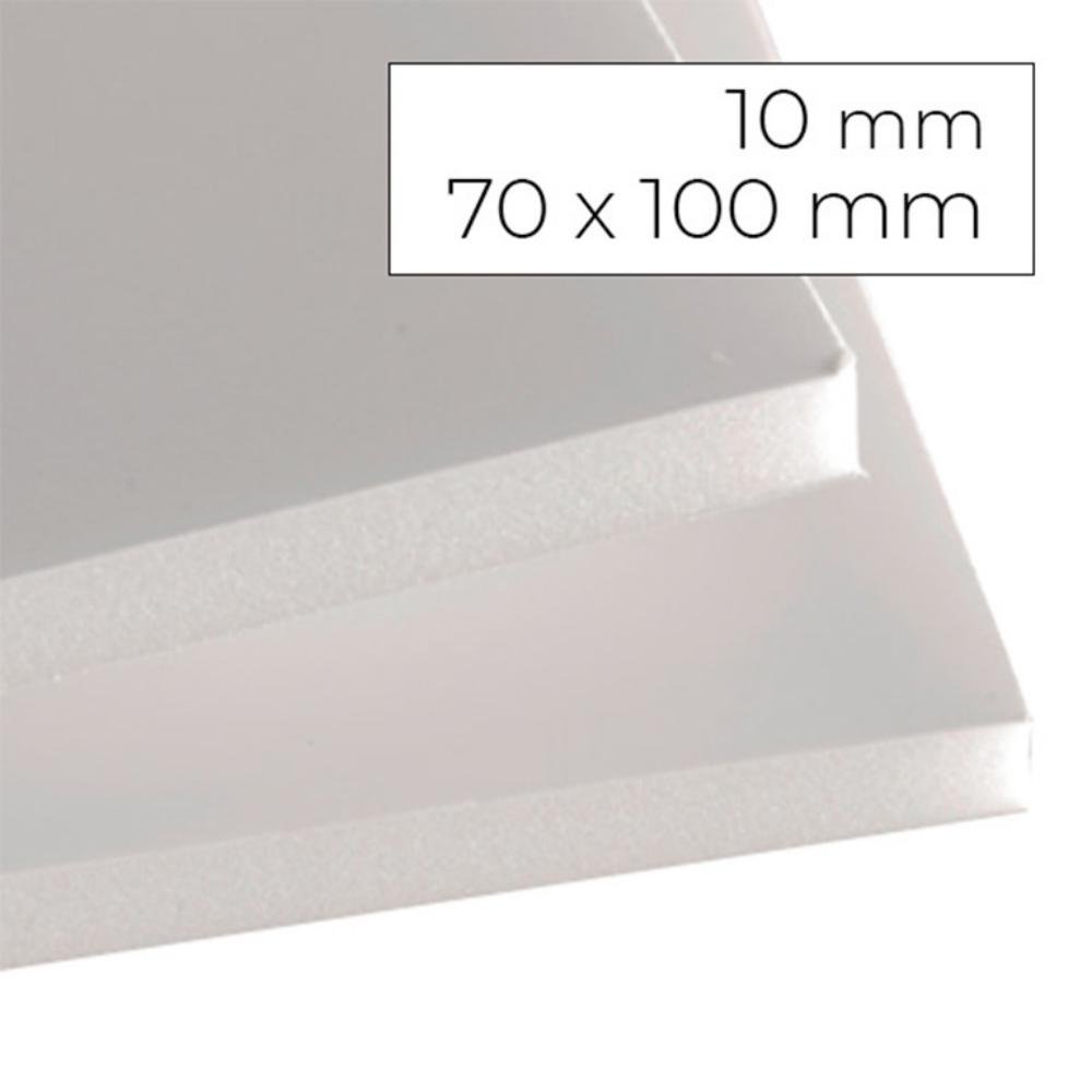Cartón Pluma Yosan Espesor 10mm 70 x 100 mm Blanco