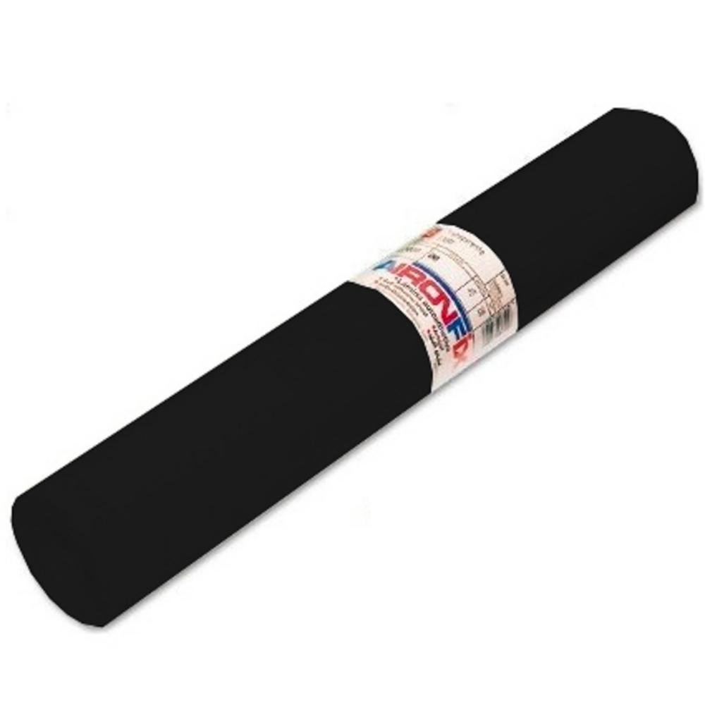 Forro Plástico Adhesivo Aironfix Brillo 0,45 x 20 m Negro