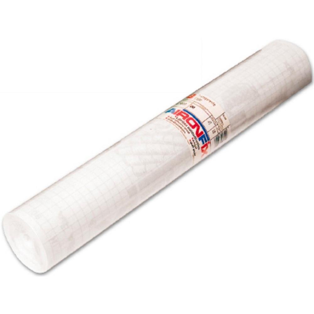 Forro Plástico Adhesivo Aironfix Brillo 0,45 x 20 m Blanco
