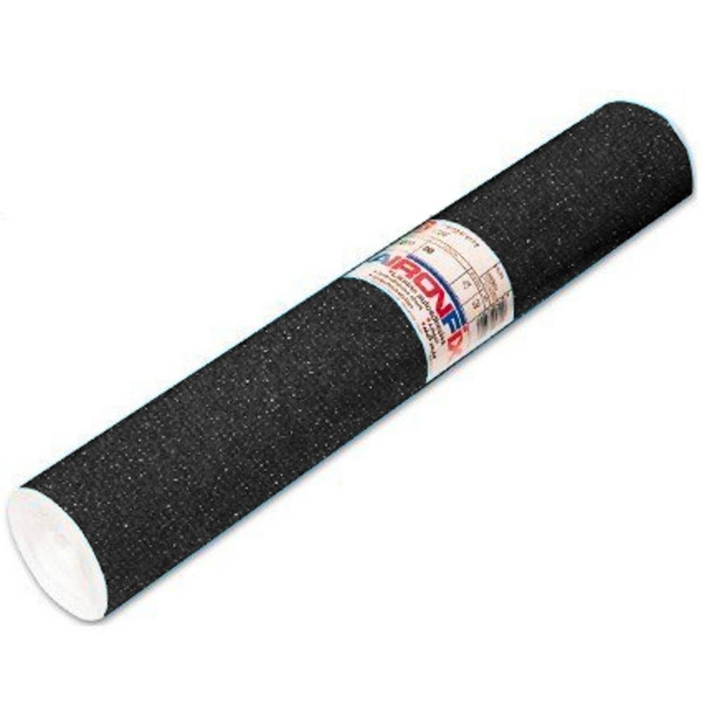 Forro Plástico Adhesivo Aironfix Terciopelo 0,45 x 10 m Negro