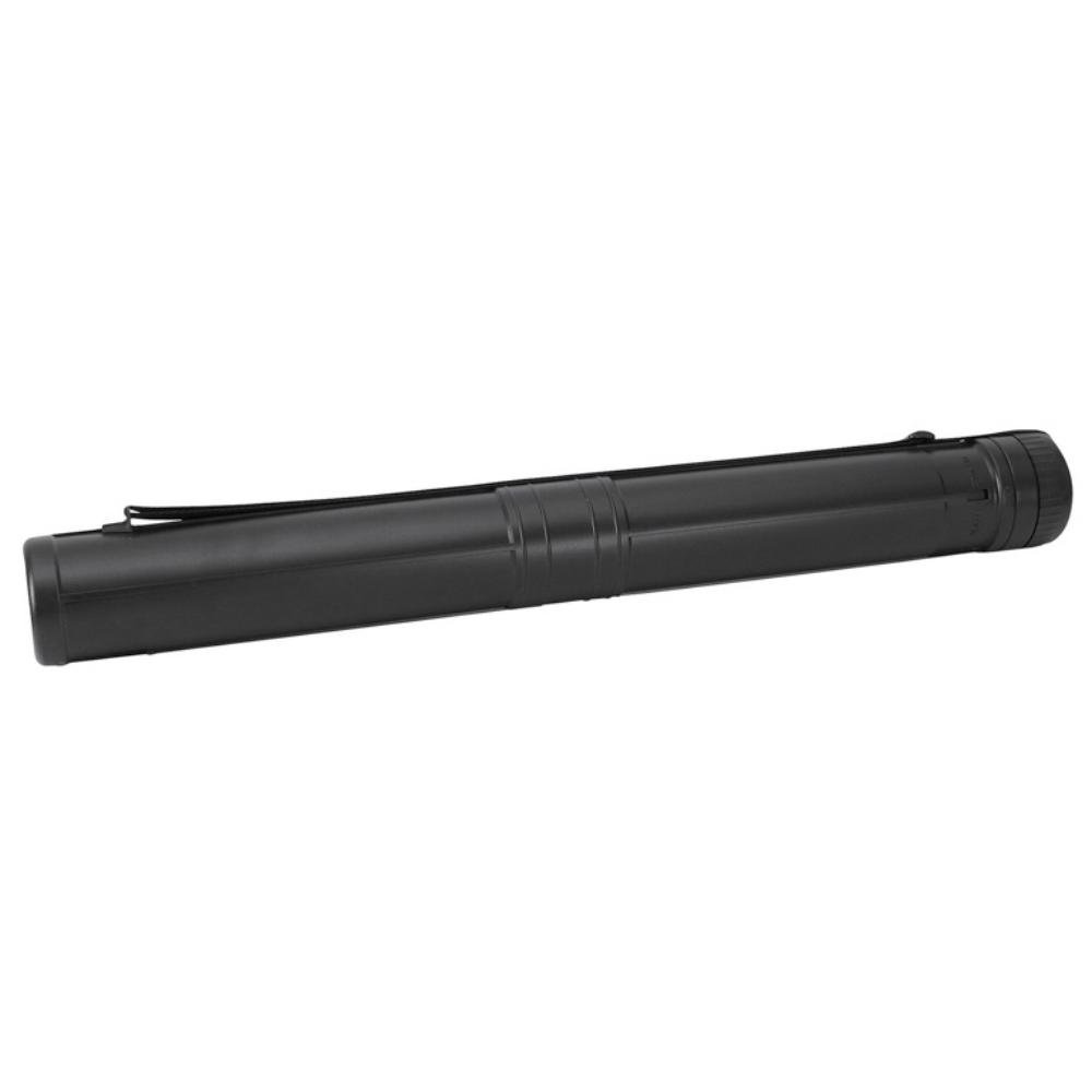 Tubo Portaplanos Extensible Plus Office 78 - 135 cm con Bandolera Negro