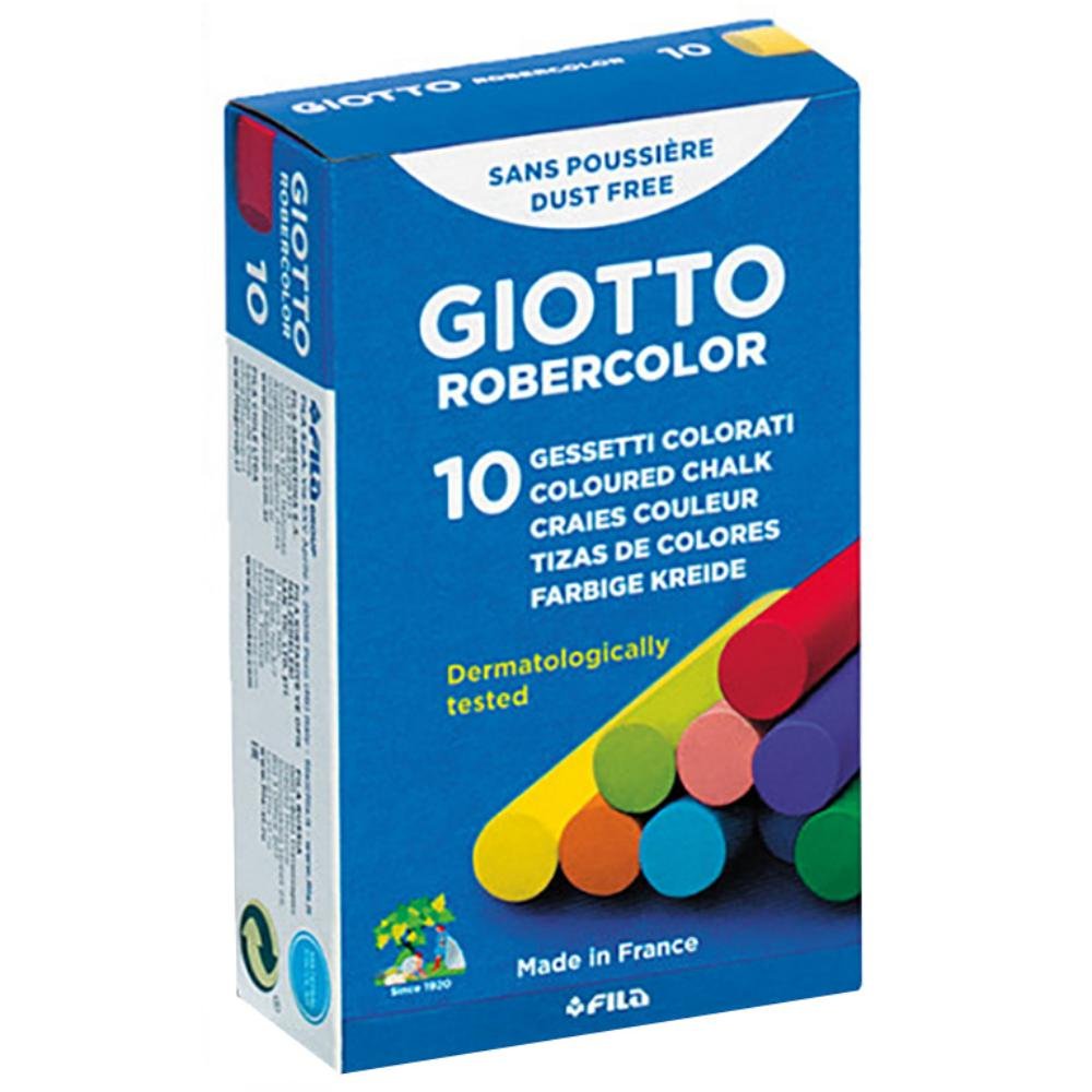 Tizas Giotto Robercolor de Colores Caja 10 ud.