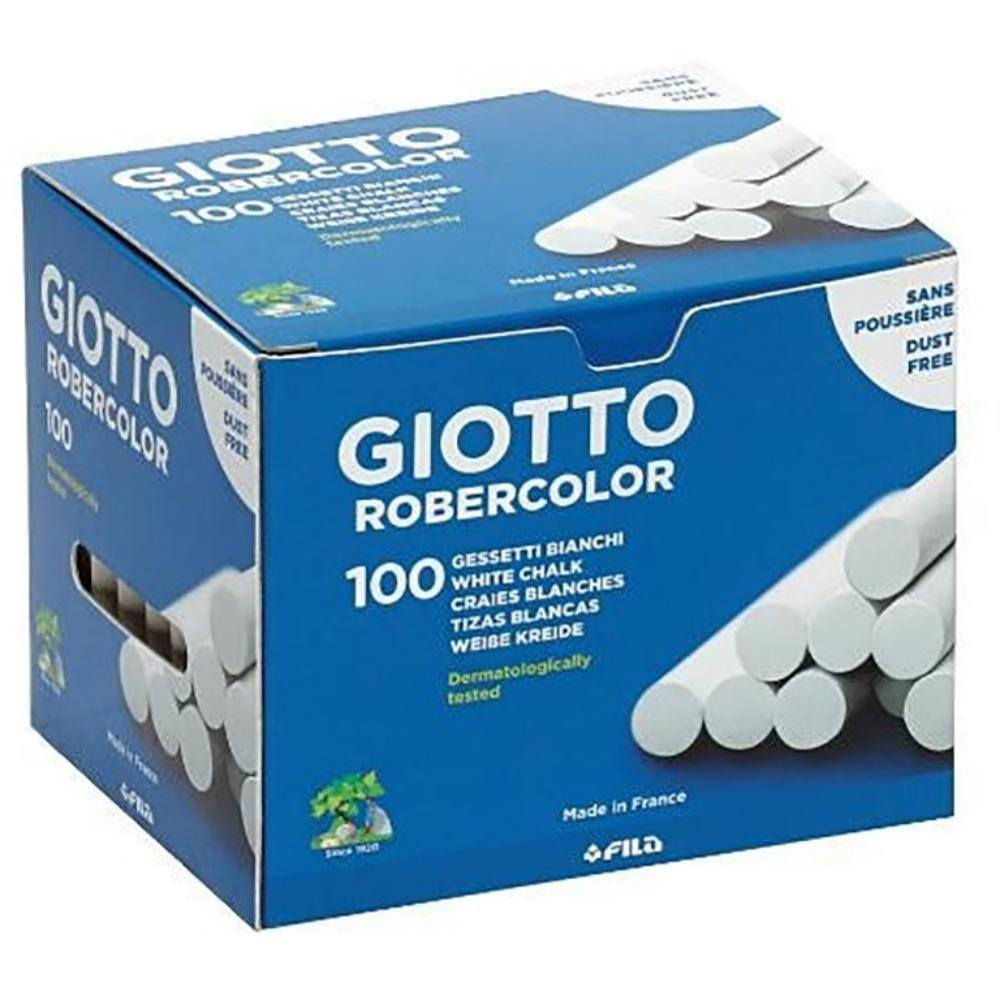 Tizas Giotto Robercolor Blancas Caja 100 ud.
