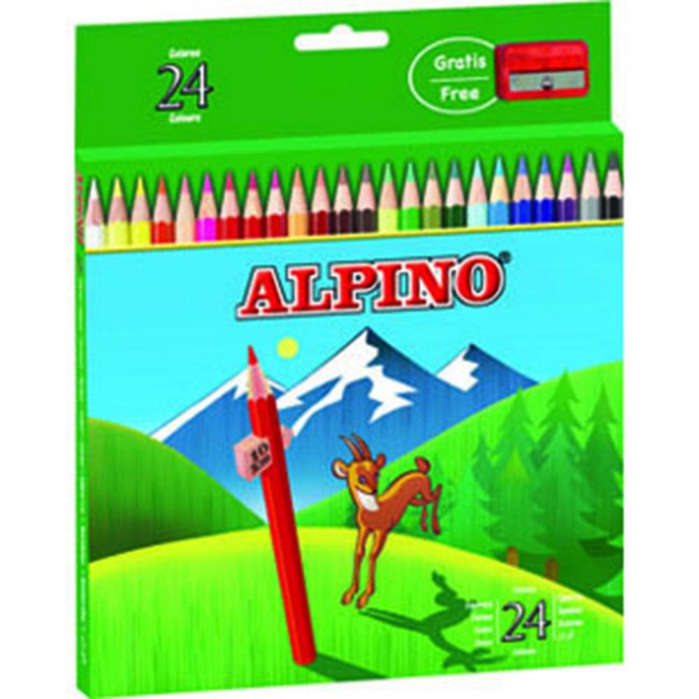 Lápices de Colores Alpino 24 Colores
