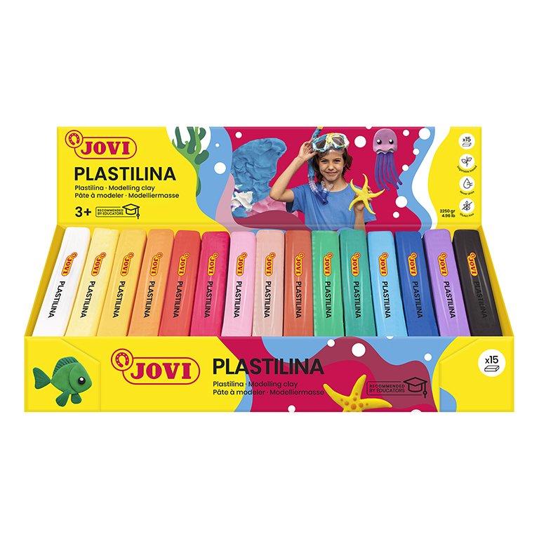 Plastilina Jovi 150g Colores Surtidos