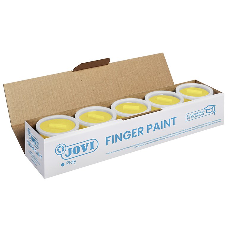Pintura Dedos Jovi 125 ml Amarillo