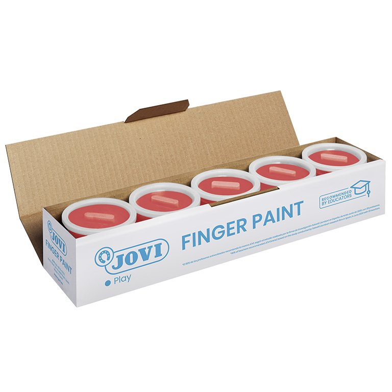 Pintura Dedos Jovi 125 ml Rojo
