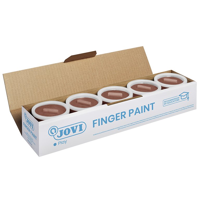 Pintura Dedos Jovi 125 ml Marrón