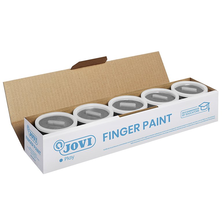 Pintura Dedos Jovi 125 ml Negro