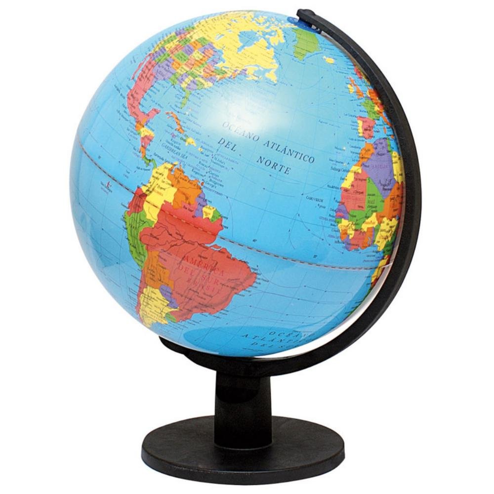 Esfera Mundo Luminosa Campus University 25cm Azul