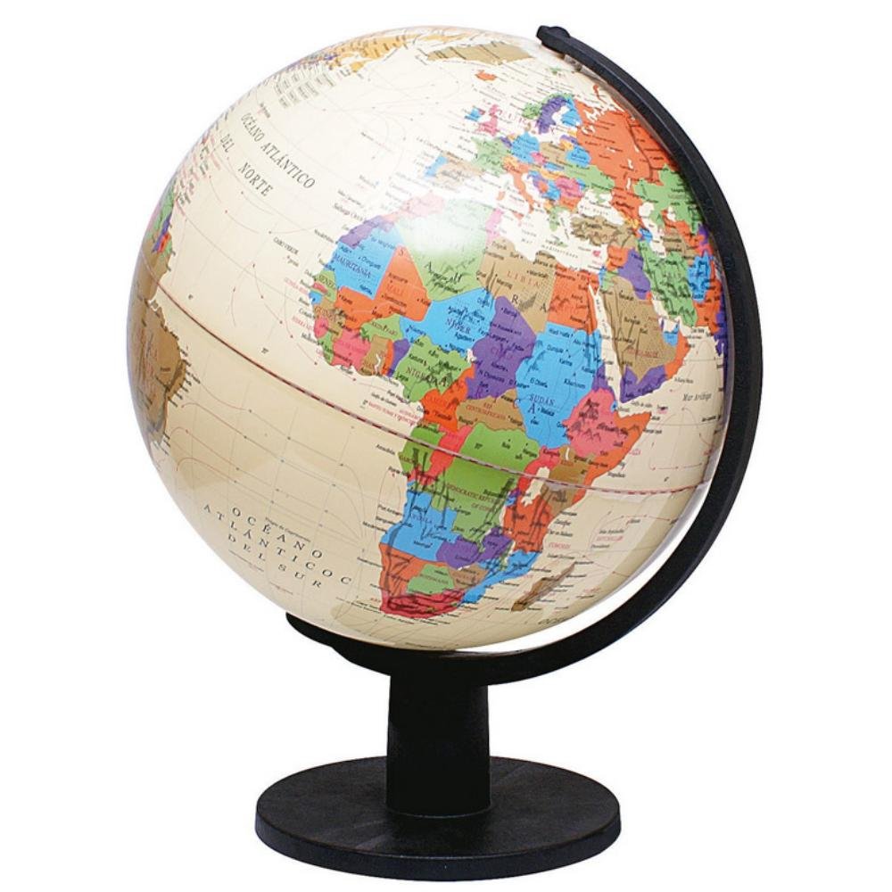 Esfera Mundo Luminosa Campus University 25cm Crema