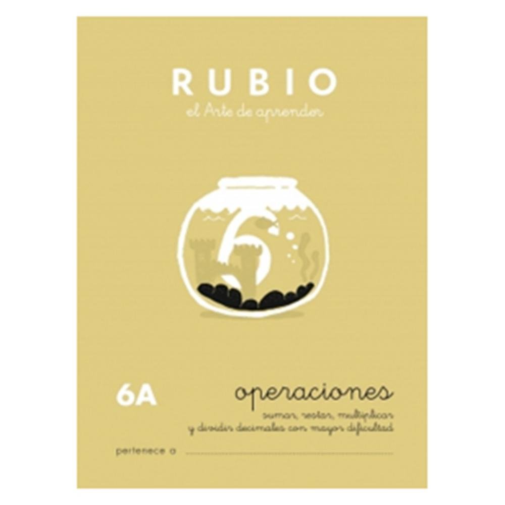 Cuaderno Rubio Operaciones 6-A A5