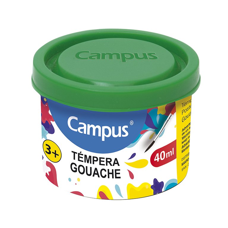 Témpera Campus College 40 ml Verde