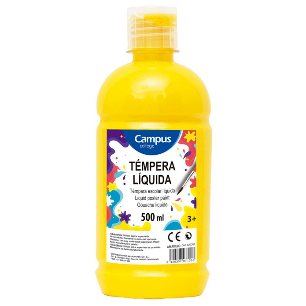 Témpera Campus College 500 ml Amarillo
