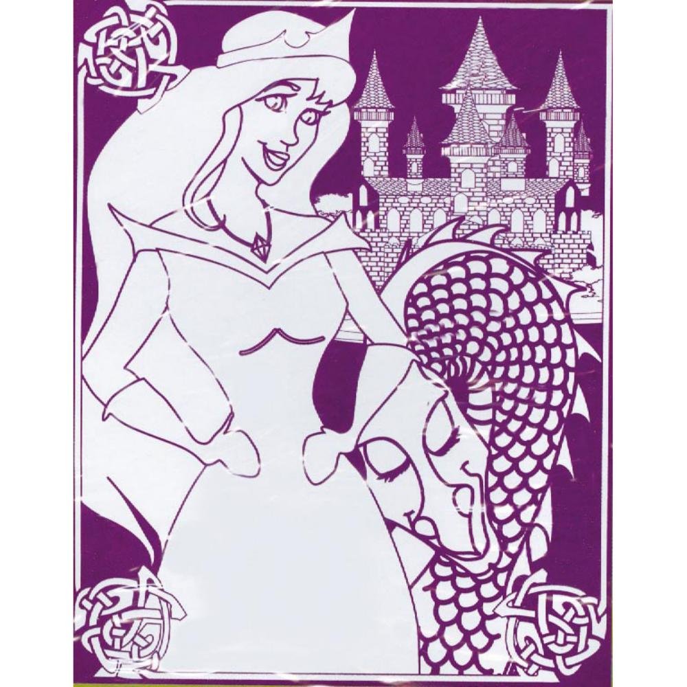 Póster para Colorear Campus Princesas