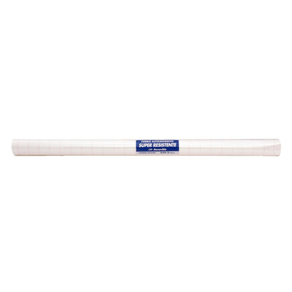 Forro para Libros Adhesivo Removible Campus College 80 Micras 0,50 x 2 m Transparente