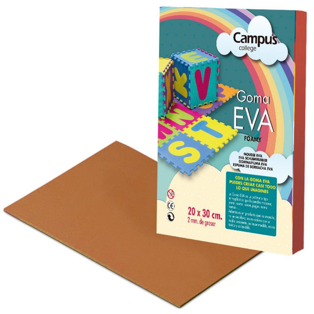 Goma Eva Campus College 200 x 300 mm Marrón