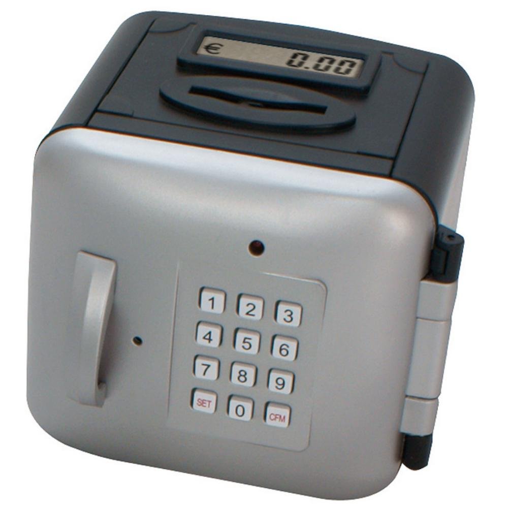Hucha Plus Office Eléctrica Negro/Plata