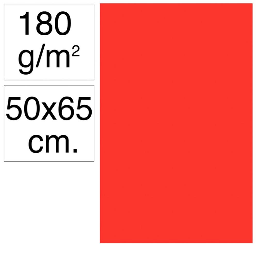 Cartulina Campus 500 x 650 mm 180g Tomate