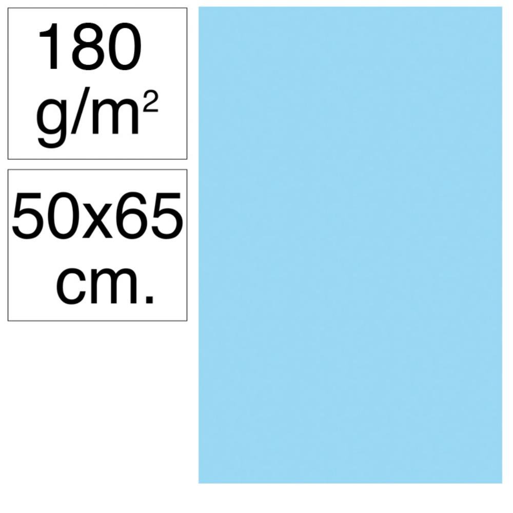 Cartulina Campus 500 x 650 mm 180g Azul Celeste