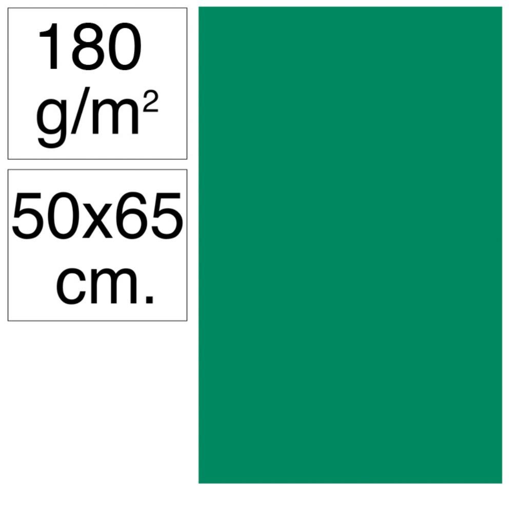 Cartulina Campus 500 x 650 mm 180g Verde Pino