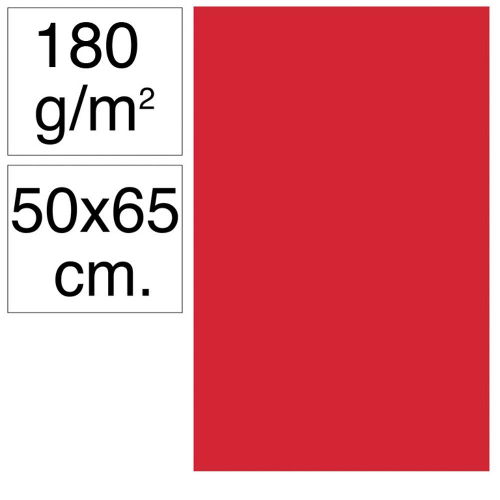 Cartulina Campus 500 x 650 mm 180g Rojo