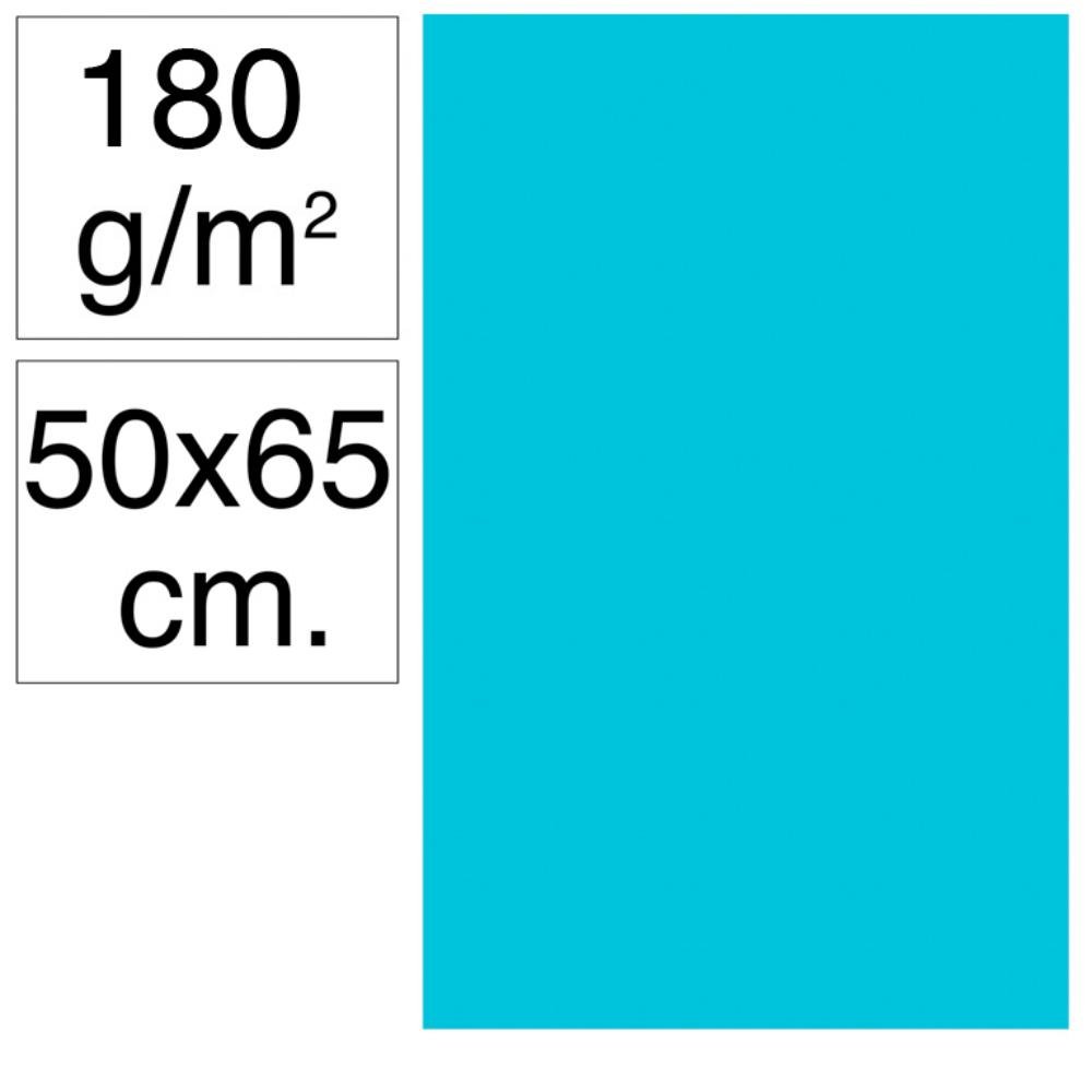 Cartulina Campus 500 x 650 mm 180g Turquesa