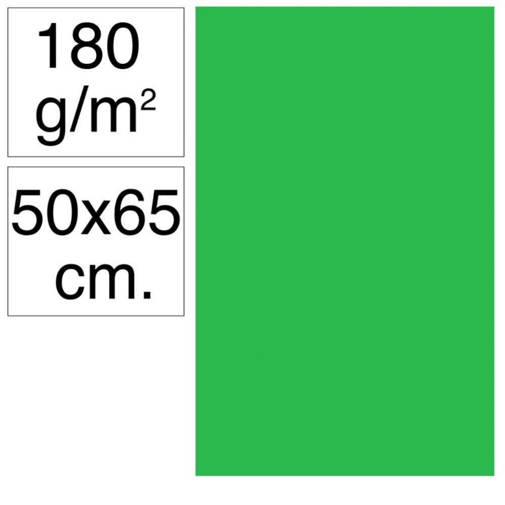 Cartulina Campus 500 x 650 mm 180g Verde Billar